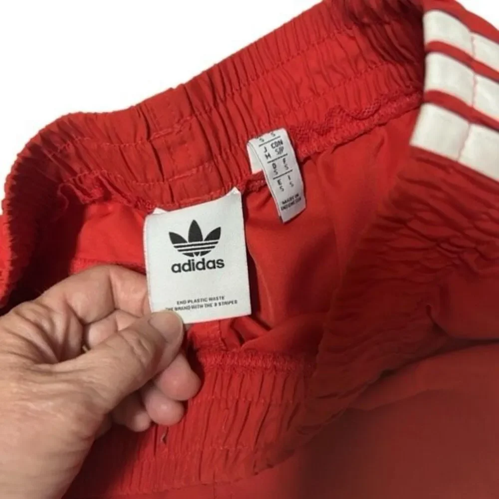 Adidas Size Small Trefoil Red Sprinter Shorts